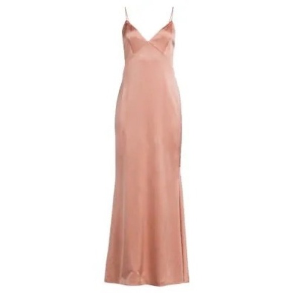 Alice & Olivia NWT Julietta‎ V Neck Gown in Rose Pink Size 6 MSRP $495 - Picture 1 of 10